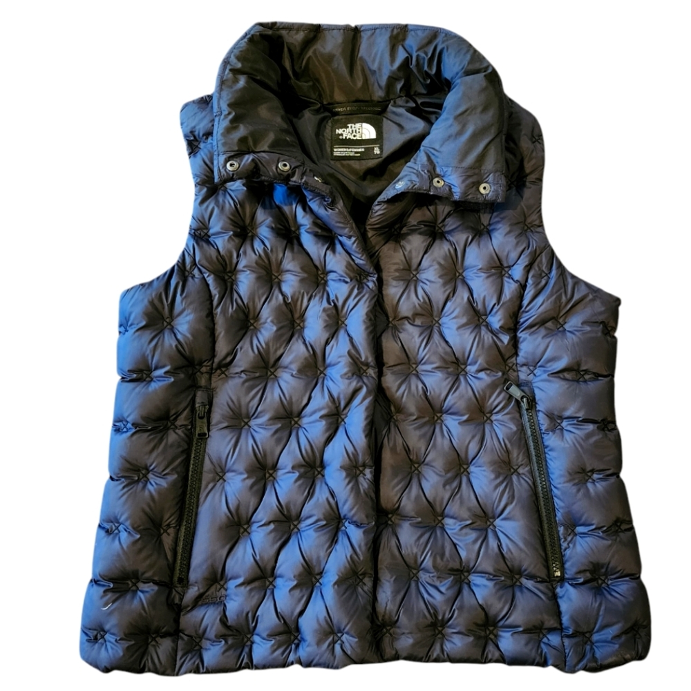 The North Face 550 down/goose blend pillow puffer vest size XL